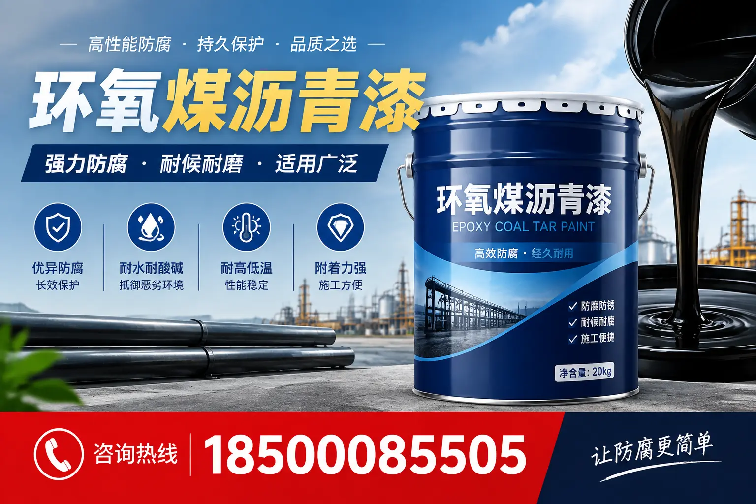 环氧煤沥青漆在不同气候条件下的表现分析，双鸭山适用性